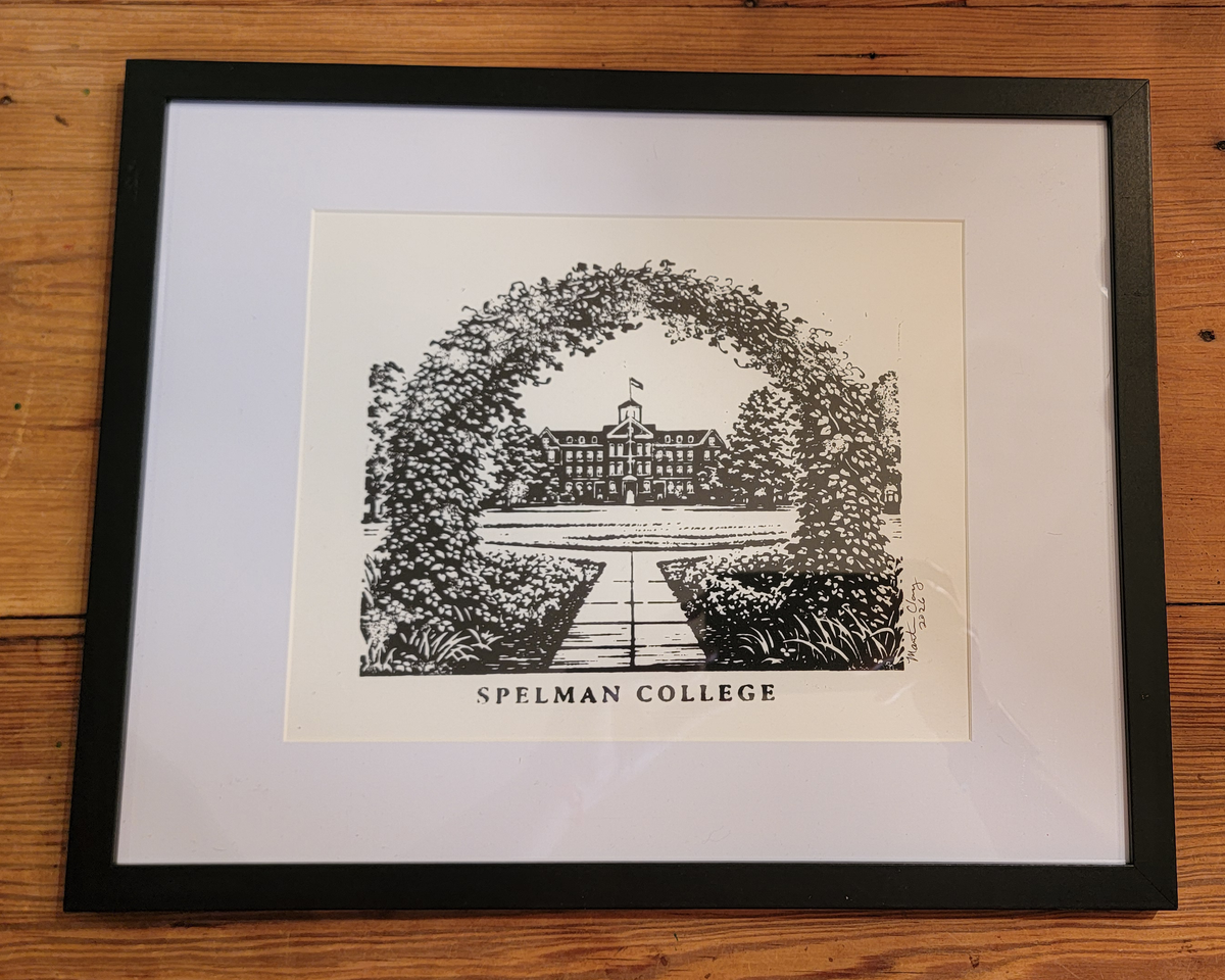 The Alumnae Arch at Spelman College (with College Name printed), Atlanta, Georgia