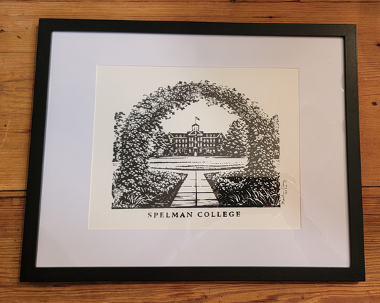 The Alumnae Arch at Spelman College (with College Name printed), Atlanta, Georgia